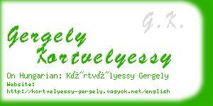 gergely kortvelyessy business card